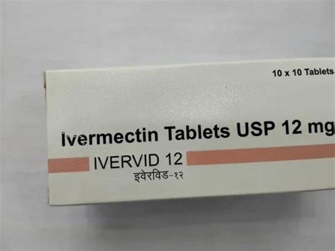 Ivervid Ivermectin Tablets 12 Mg At Rs 150 Strip Of 10 Tablets