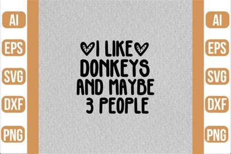 13 Funny Donkeys Svg Donkey Svg Files For Cricut Designs & Graphics