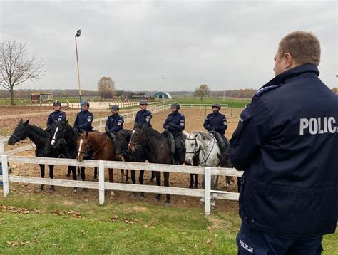 Policyjni Je D Cy Gotowi Do Pe Nienia S U By Na Koniach Policja Konna