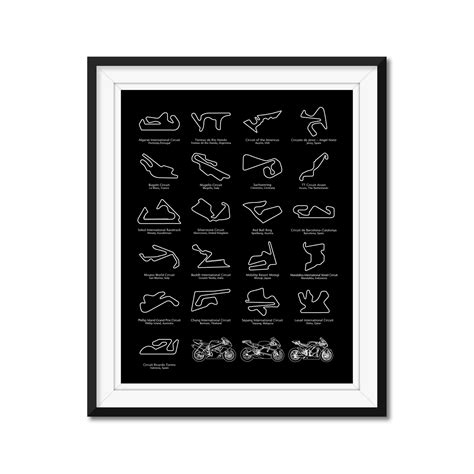 MotoGP Race Track Poster – Custom Car Posters