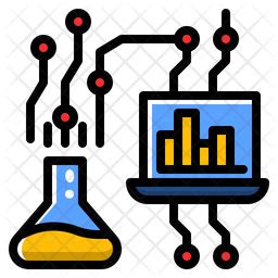 Bioinformatics Icon - Download in Colored Outline Style