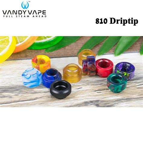 Original Vandy Vape 810 Driptip Mouthpiece Vandyvpae Drip Tips For Electronic Cigarette 810