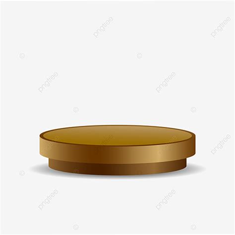 Realistic 3d Podium Vector Hd Images Golden Podium With Realistic