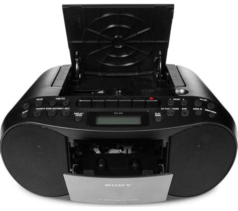 Buy Sony Cfd S Fm Am Boombox Black Free Delivery Currys