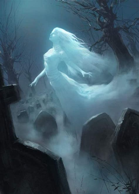 Ghostly Woman Dark Fantasy Art Dark Fantasy Fantasy