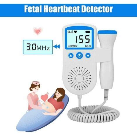 Accueil Doppler foetal moniteur cardiaque de poche pour bébé Doppler