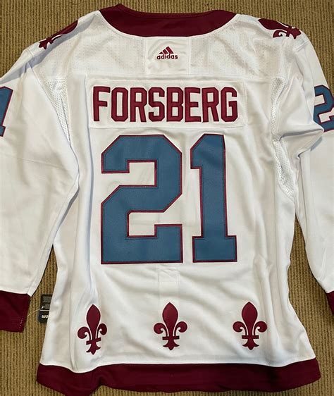 Adidas Colorado Avalanche Reverse Retro Forsberg # 21 jersey | SidelineSwap