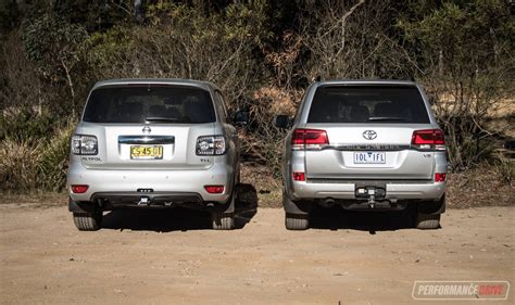 2019 Nissan Patrol Vs Toyota Landcruiser Rear Performancedrive