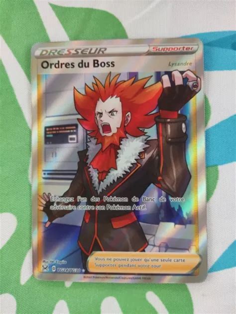 Carte Pok Mon Ordres Du Boss Tg Tg Ep E Bouclier Origine Perdue