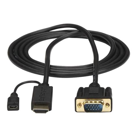 StarTech.com HDMI to VGA Cable – 6ft 2m - 1080p – Active Conversion ...