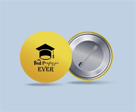 Button Badge Or Pinback Design With Vector 20802005 Vector Art At Vecteezy