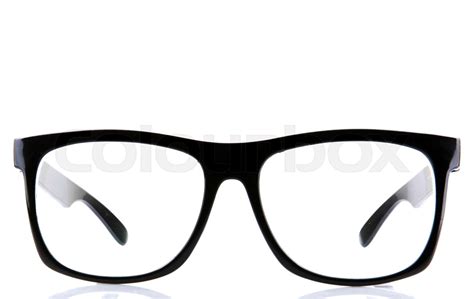 Eyeglasses With Black Rim Stock Image Colourbox