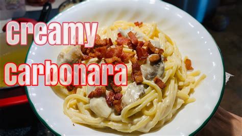 Creamy Carbonara Pinoy Style Youtube