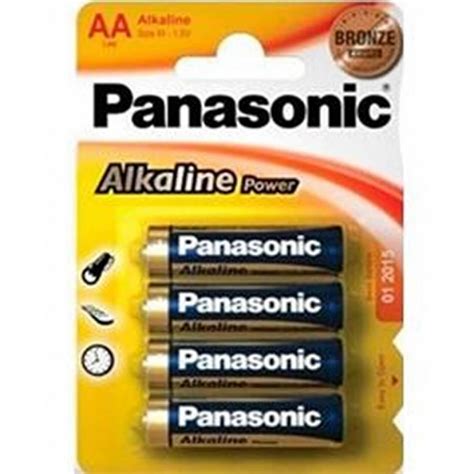 Pilha Panasonic Alkaline Power 1 5v Lr06 Aa Size M