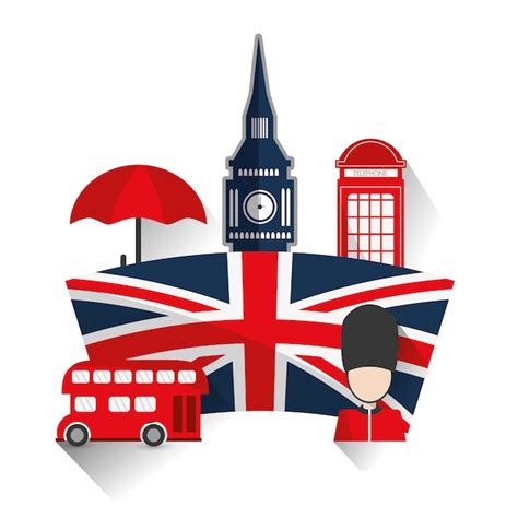 Premium Vector | London landmarks design