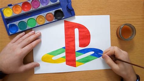 How To Draw The PlayStation Logo Sony PlayStation YouTube