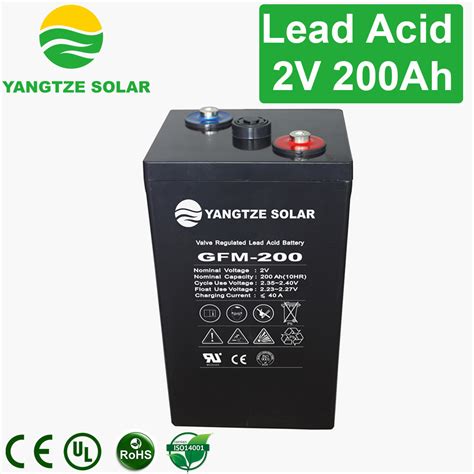 2 Volt 200ah Lead Acid Solar Batterybatteries 2 Volt 200ah Lead Acid Batteries And Solar