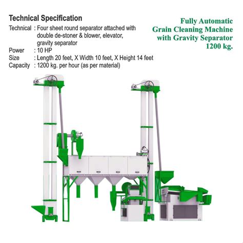 Painted Automatic Wheat Cleaning Machine Three Phase Capacity