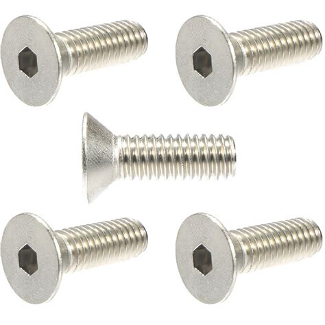 38 16 X 1 12 Flat Head Socket Cap Screws 18 8 Stainless Steel Quantity 10 Countersunk Head