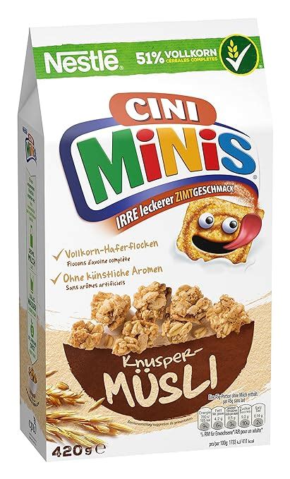 Nestlé Cerealien Cini Minis Knusper Müsli 420 g Amazon de