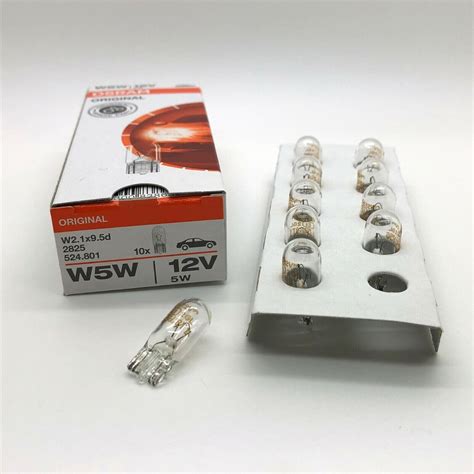 Volt V T W Osram Quality Car Auto Capless Wedge Bulb Lamp