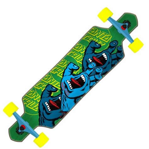 Santa Cruz Skateboards Screaming Hand Stack Drop Thru Longboard 9 X