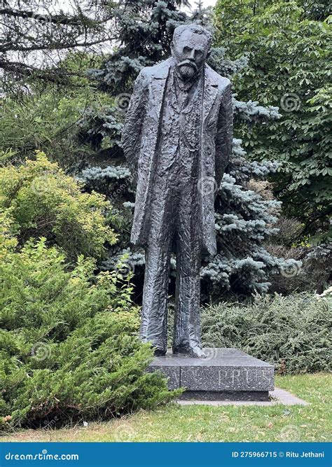 Boleslaw Prus Monument In Warsaw Poland Editorial Image Image Of