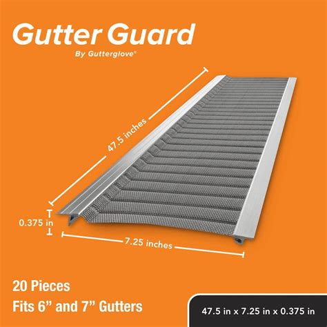 Gutter Guard By Gutterglove 4 Ft L X 6 In W Stainless Steel Micro Mesh Gutter Guard 80 Ft