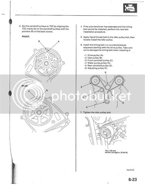 How To Replace Your 03 04 Timing Belt Finally Honda Pilot Honda Pilot Forums