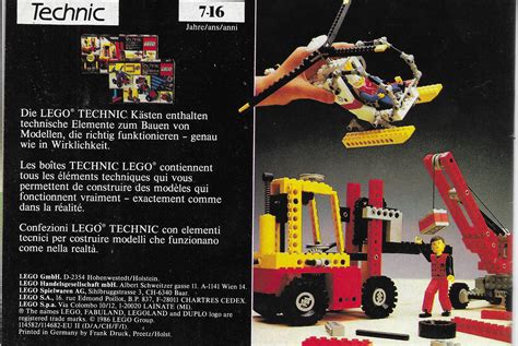 1986 os Lego minikatalógus Játékok a Polcról