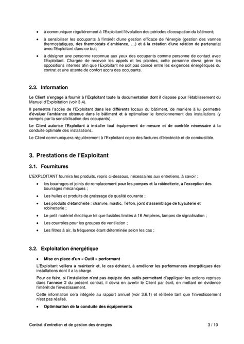 Contrat dentretien et de gestion des énergies DOC PDF page 3 sur 10