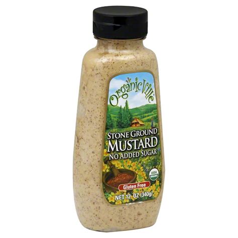 Organicville Stone Ground Mustard Shop Condiments At H E B