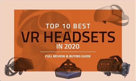 Top 10 Best Vr Headsets In 2020 Build My Pc