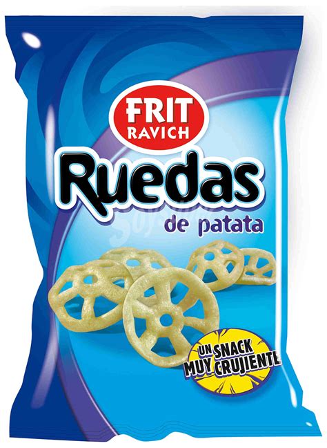 Frit Ravich Ruedas De Patata Producto De Aperitivo Frito Bolsa De 50 G