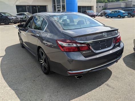 Certified Pre Owned 2017 Honda Accord Sedan Sport SE In Modern Steel