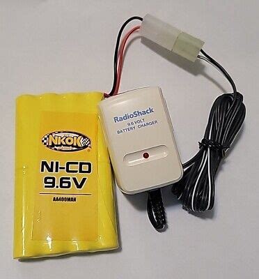 Nkok R C V Nicd Rechargeable Battery Pack W Radio Shack Charger