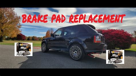 Range Rover Sport Supercharged Brake Pad Replacement 10 13 L320 YouTube