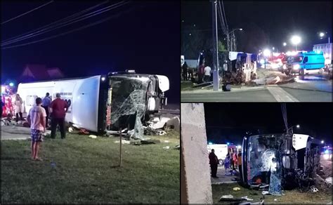 Autocar plin cu ucraineni accident teribil într o comună din Vrancea