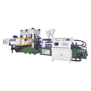 Two Color Rotary Type Rain Boots Automatic Injection Moulding Machine