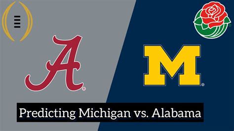 Predicting Michigan vs. Alabama