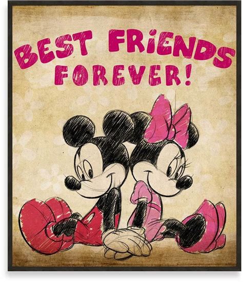 Best friends forever | Minnie mouse pictures, Mickey and minnie tattoos, Mickey mouse wallpaper