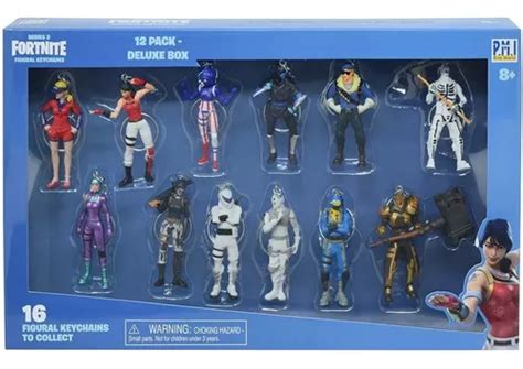 12 Llaveros Figuras Fortnite Paquete De 5 Cajas Envío gratis