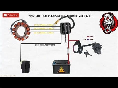 Diagrama Electrico De Moto Italika Ft 125 Clasica Moto Itali