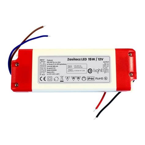 Zasilacz LED Ekolight 15 W IP65 Zasilacze Opraw LED Castorama