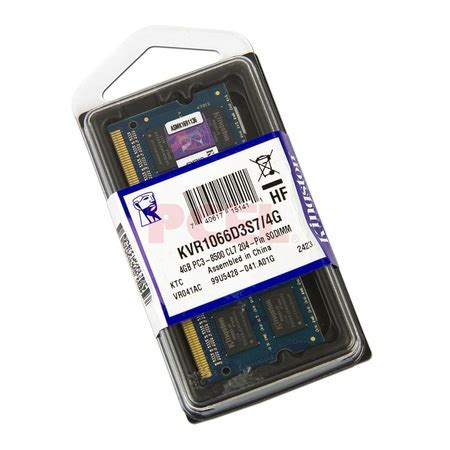 Kingston KVR1066D3S7 4G 4GB DDR3 SODIMM 1066 MHz PC Bellek Fiyatları ve