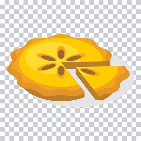 Clipart Vectoriel Tarte Aux Pommes Vecteur Premium