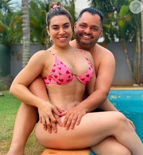 Foto Naiara Azevedo Exibe Barriga Seca Ao Posar Marido Em Piscina