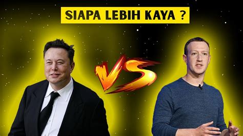 Adu Kekayaan Elon Musk Vs Mark Zuckerberg Youtube