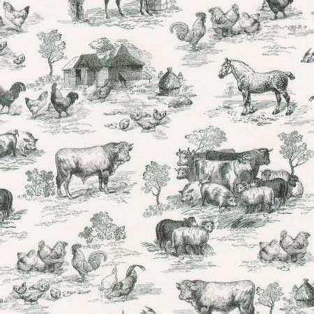 Farm Animal Fabric: Great Choice for Rustic Country Look