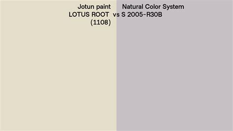 Jotun Paint LOTUS ROOT 1108 Vs Natural Color System S 2005 R30B Side